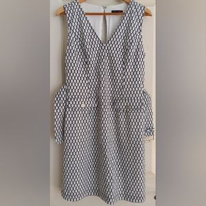 TOMMY HILFIGER Belted V-Neck Dress